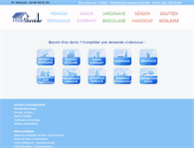 Tablet Screenshot of prestadomicile.com